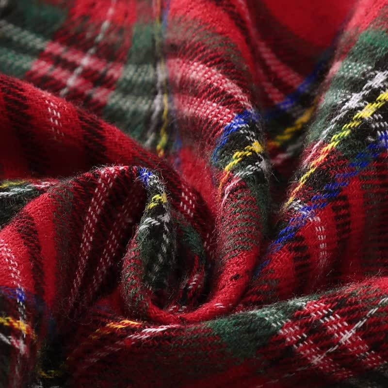 Baby Boy Christmas Tartan Bow Tie Romper - image 6
