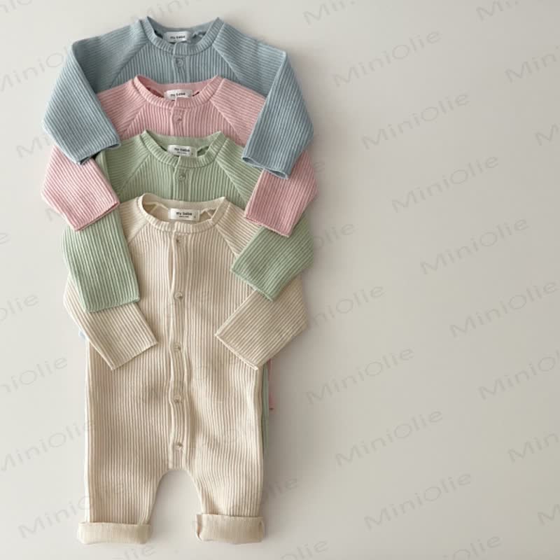 Personalized Baby Name Ribbed Romper - image 2