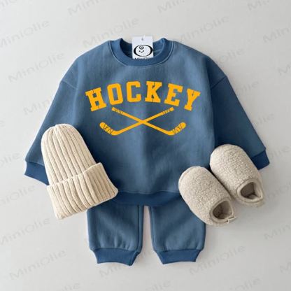 HOCKEY Baby Blue Sweatshirt 2-piece Set - Blue - 2-3T - image 1