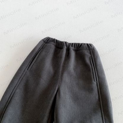 Toddler Cartoon Embroidery Corduroy Pants - image 5