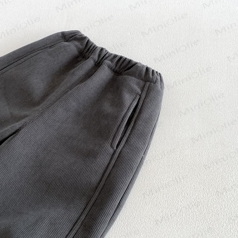 Toddler Cartoon Embroidery Corduroy Pants - image 6