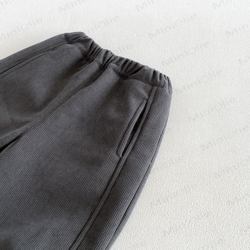 Toddler Cartoon Embroidery Corduroy Pants - image 6