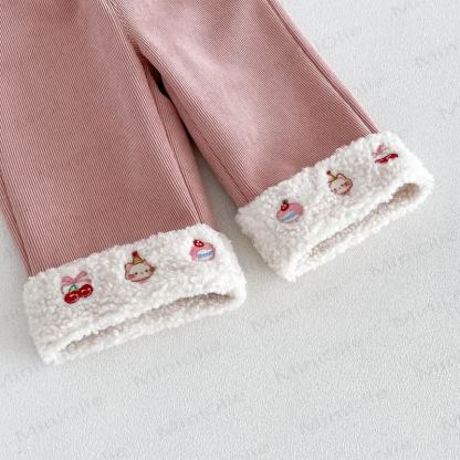 Toddler Girl Corduroy Fleece Straight-Leg Pants - image 7