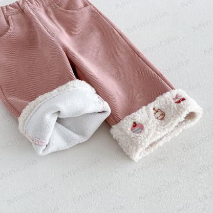 Toddler Girl Corduroy Fleece Straight-Leg Pants - image 8