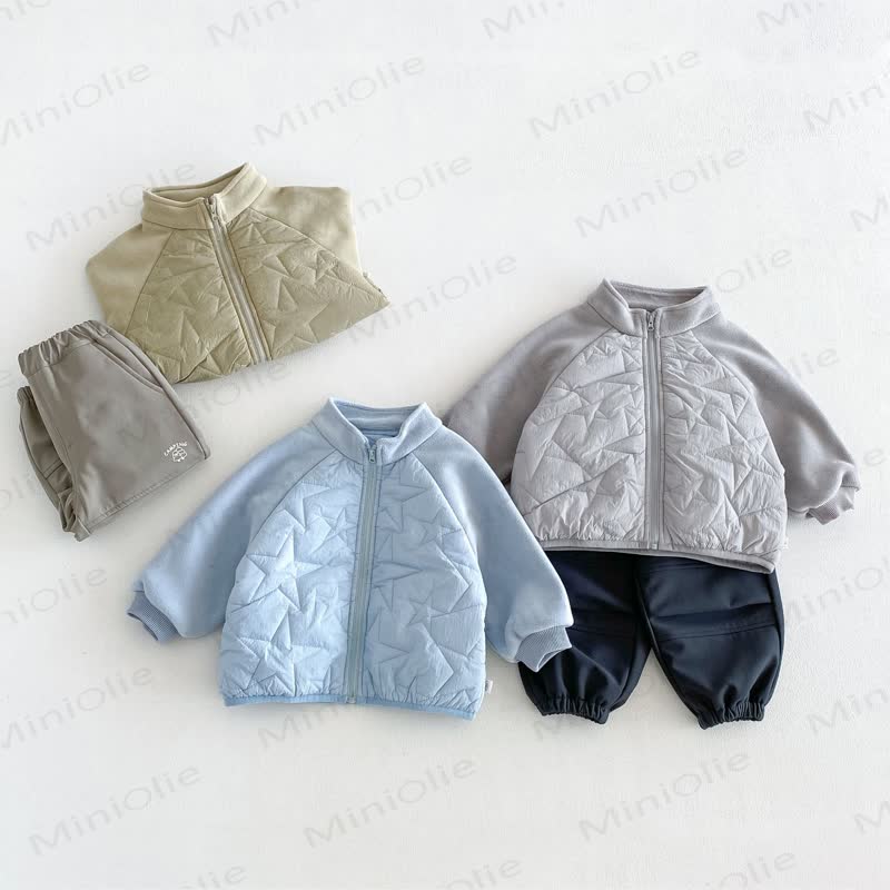Toddler Boy Star Quilted Jacket or Pants - image 1