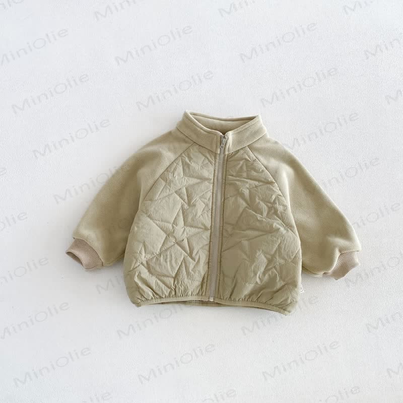 Toddler Boy Star Quilted Jacket or Pants - Green Jacket - 6-7T - image 2
