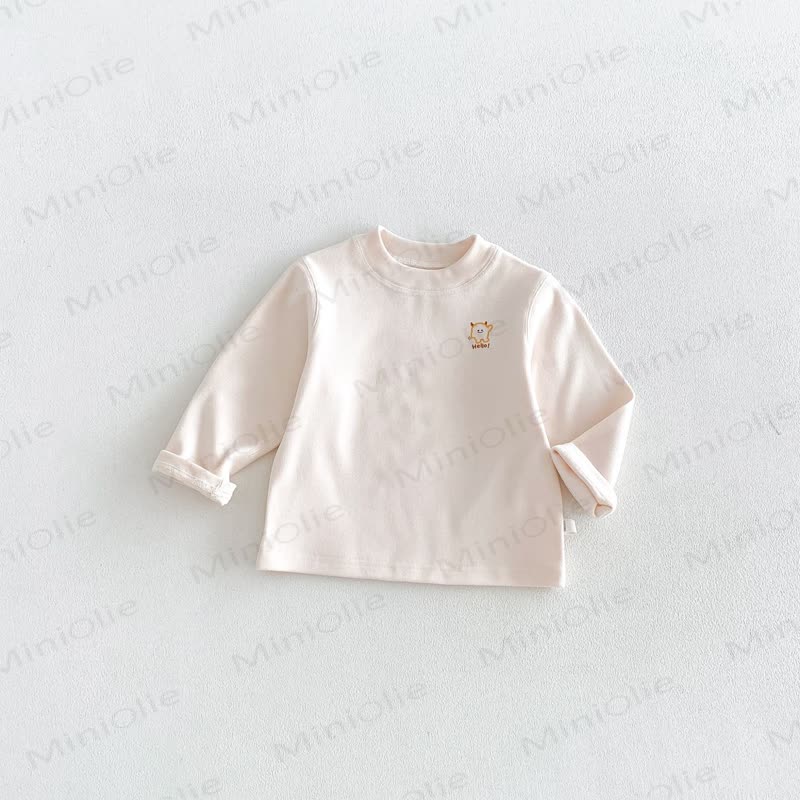 Baby Toddler Boy Cartoon Long Sleeve T-shirt - Beige - 6-7T - image 5
