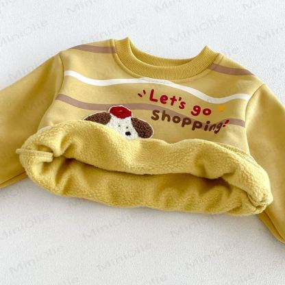 Baby Toddler Boy Cartoon Fleece Sweatshirt - image 9