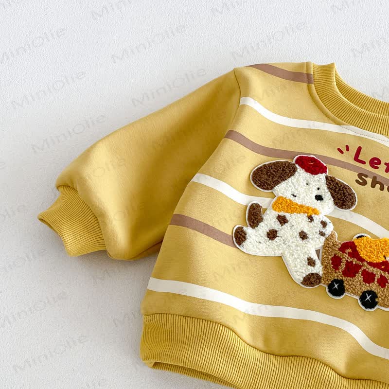 Baby Toddler Boy Cartoon Fleece Sweatshirt - image 11