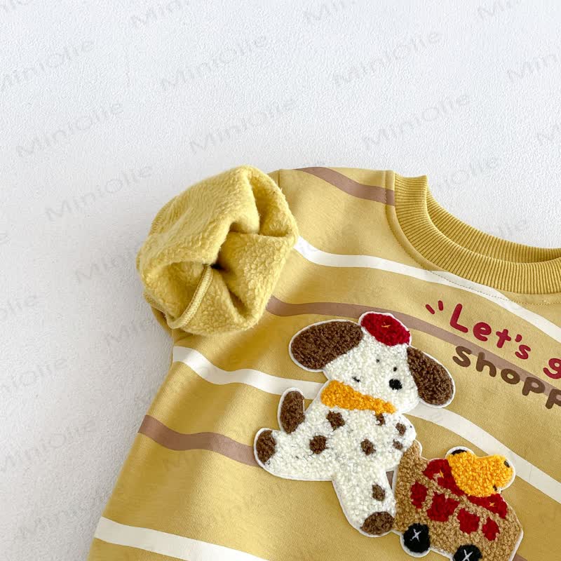 Baby Toddler Boy Cartoon Fleece Sweatshirt - image 13