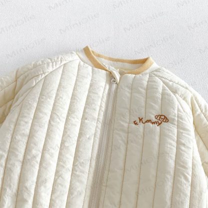 Baby Toddler Boy Cartoon Quilted Baseball Uniform Outerwear - image 9