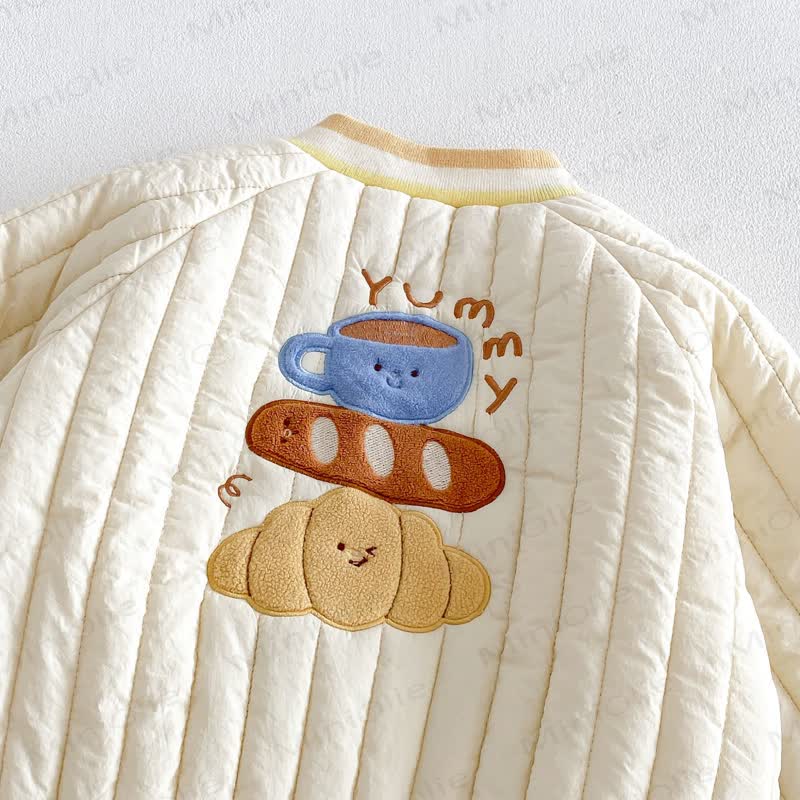 Baby Toddler Boy Cartoon Quilted Baseball Uniform Outerwear - image 14