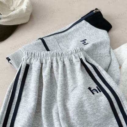 HI Toddler Gray Contrast Zip Jacket and Jogger 2-piece Set - image 11