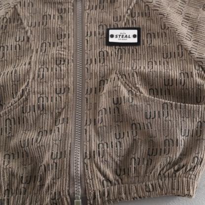 Toddler Boy Corduroy Zip Jacket and Denim Jogger 3-piece Set - image 7