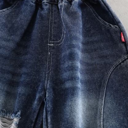 Toddler Boy Corduroy Zip Jacket and Denim Jogger 3-piece Set - image 15