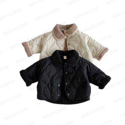 Toddler Sherpa Collar Quilted Jacket - image 7