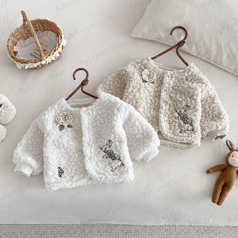 Baby Floral Fleece Jacket - image 1
