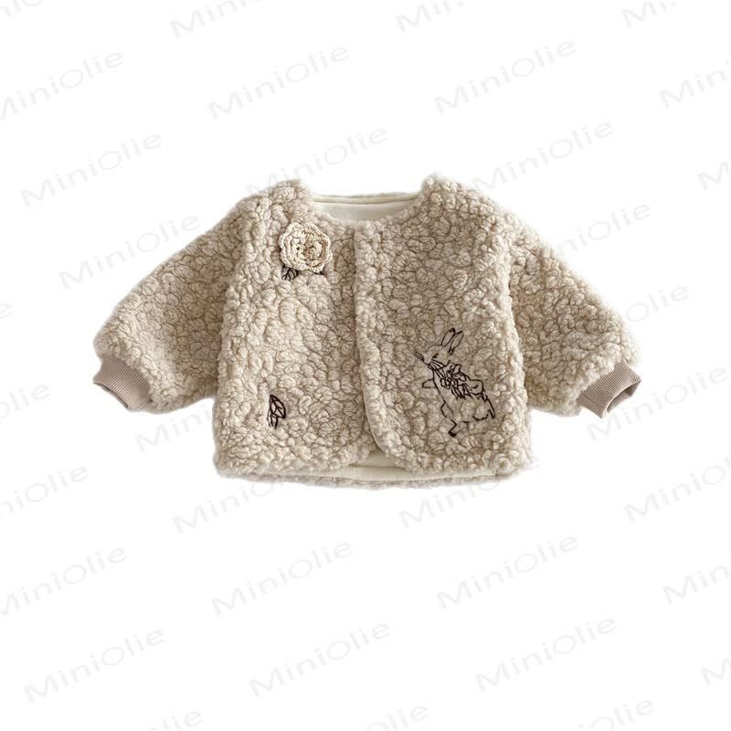 Baby Floral Fleece Jacket - image 5