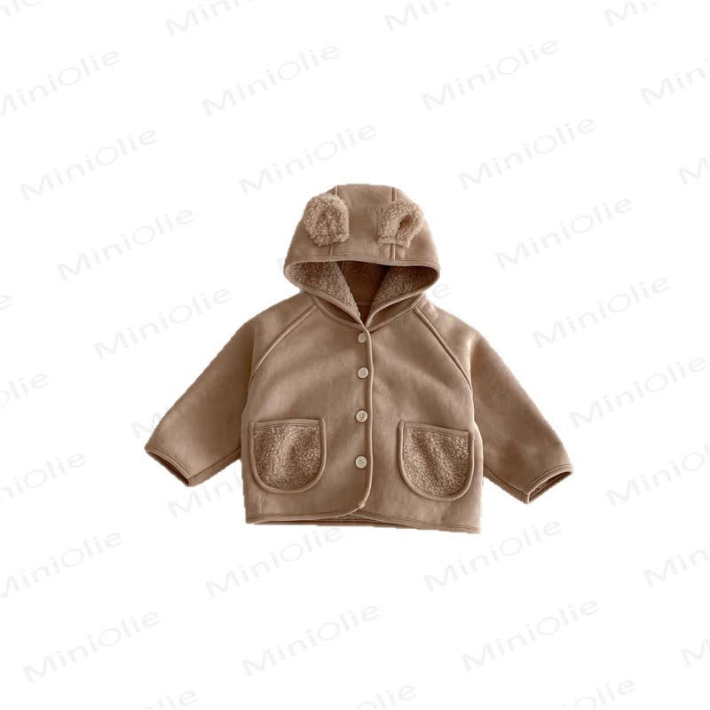 Baby Toddler Bear Ear Hooded Outerwear - image 5