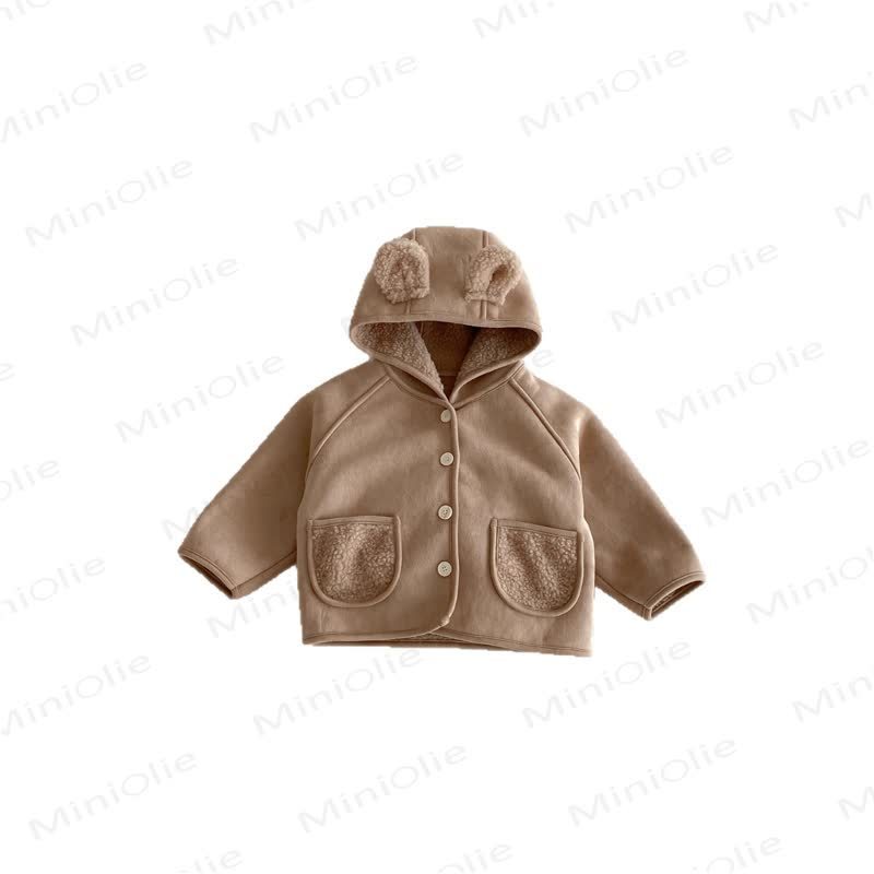Baby Toddler Bear Ear Hooded Outerwear - image 5