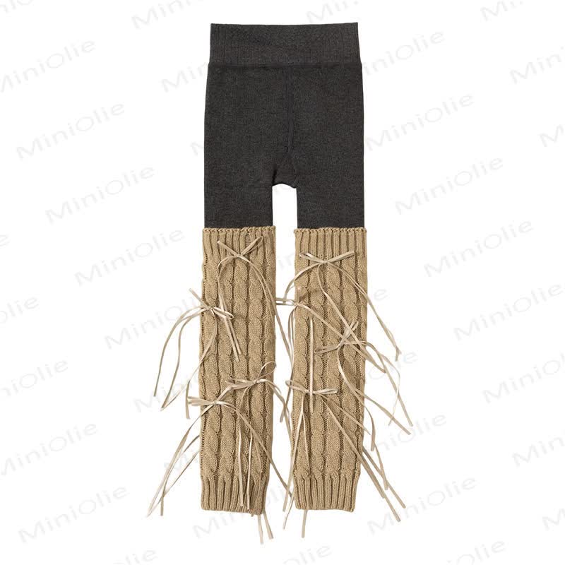 Toddler Bow Thermal Leggings - image 10