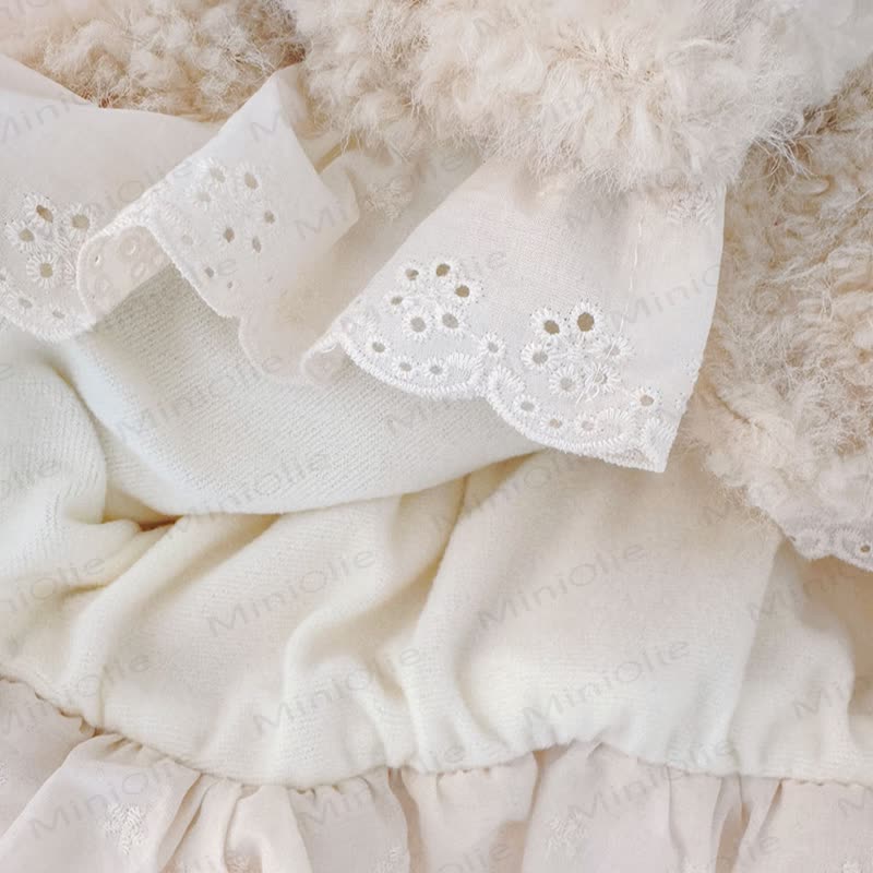 Toddler Baby Girl Contrast Cat Pocket Peplum Jacket - image 5