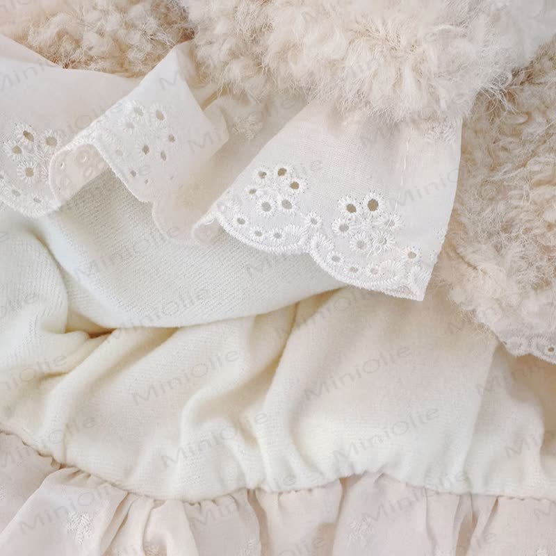 Toddler Baby Girl Contrast Cat Pocket Peplum Jacket - image 5