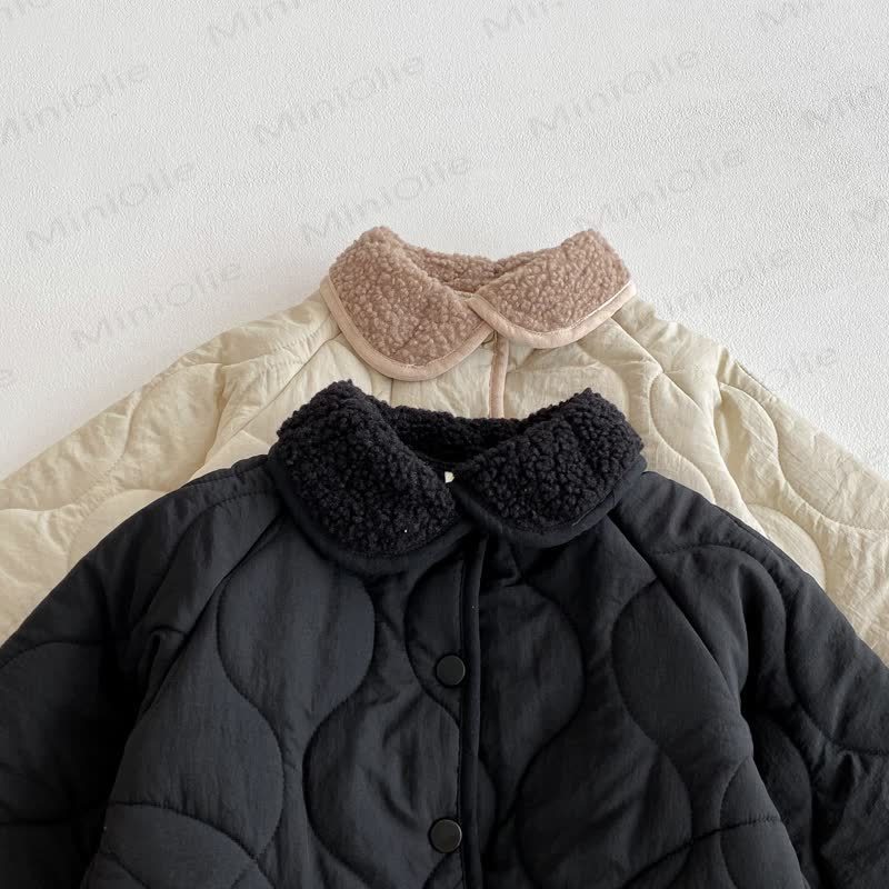 Toddler Sherpa Collar Quilted Jacket - image 8