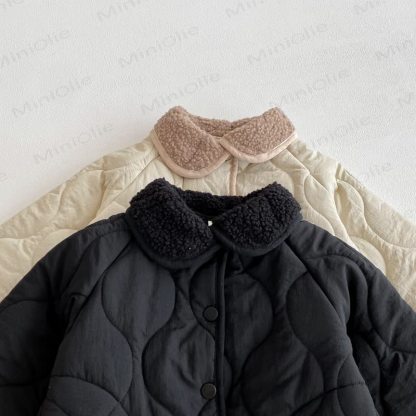 Toddler Sherpa Collar Quilted Jacket - image 8