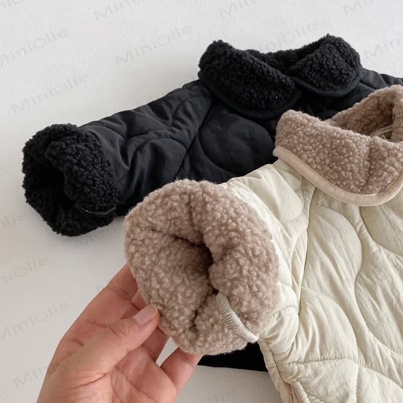 Toddler Sherpa Collar Quilted Jacket - image 11