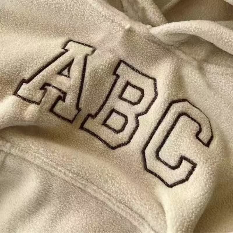 ABC Toddler Cozy Fleece Hoodie and Jogger 2-piece Set - image 8