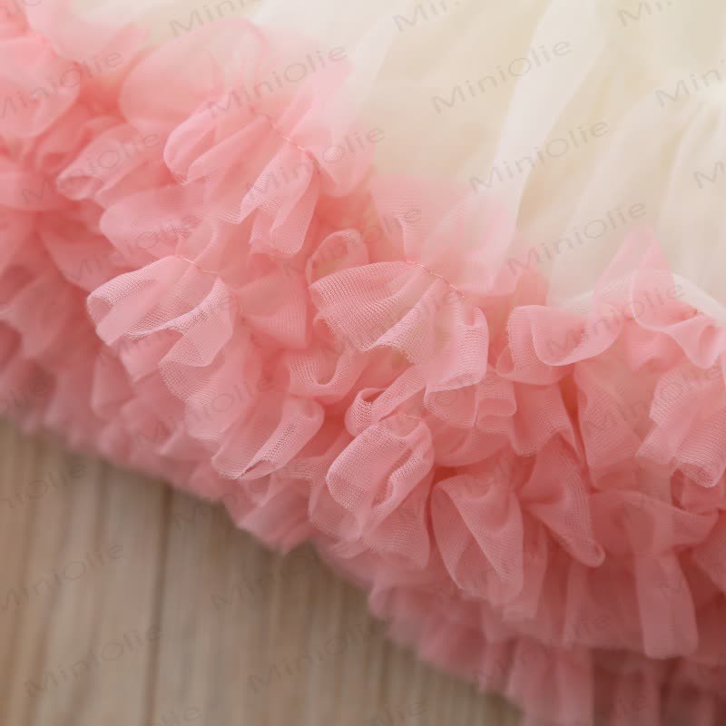 Toddler Girl Heart Applique Sweater and Tulle Skirt 2-piece Set - image 9