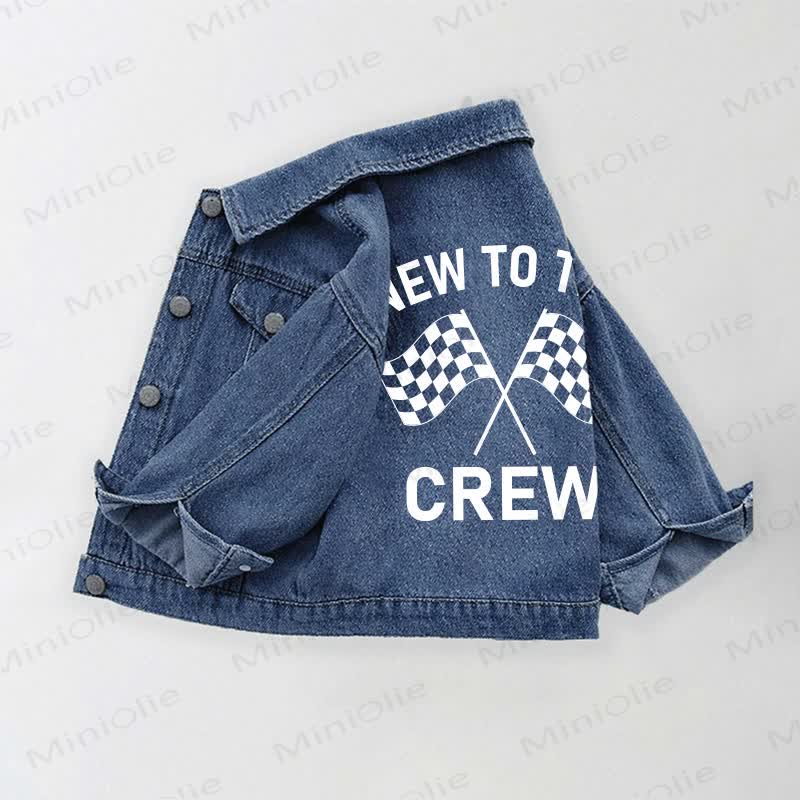 Toddler Kid Flag Print Denim Jacket - image 2