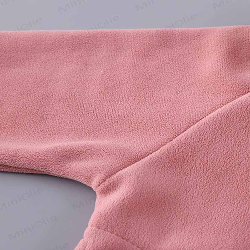 SMILE Toddler Cozy Fleece Zip Jacket and Pants Set - image 10