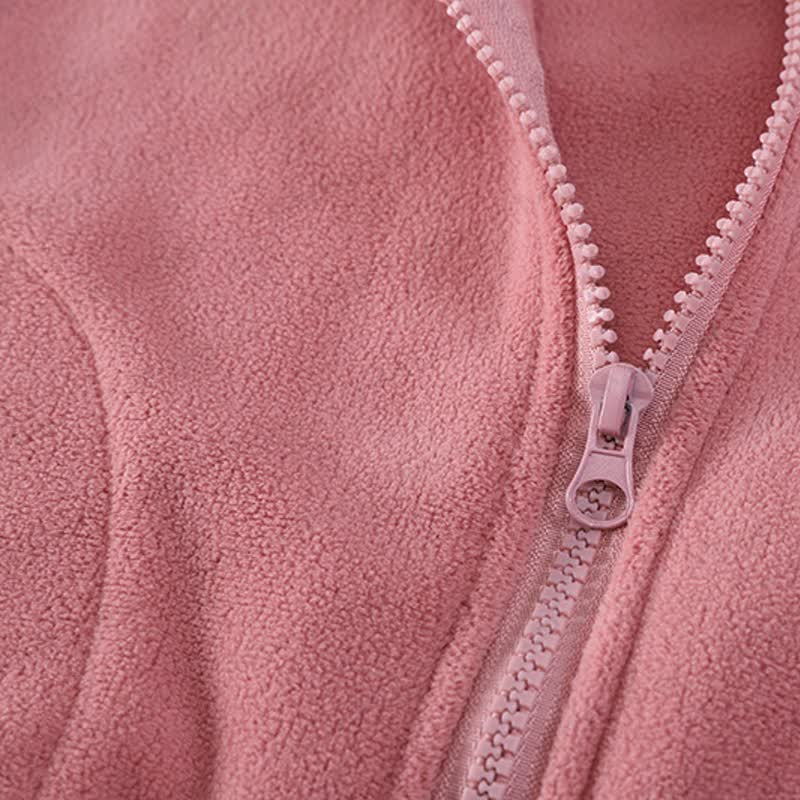 SMILE Toddler Cozy Fleece Zip Jacket and Pants Set - image 9