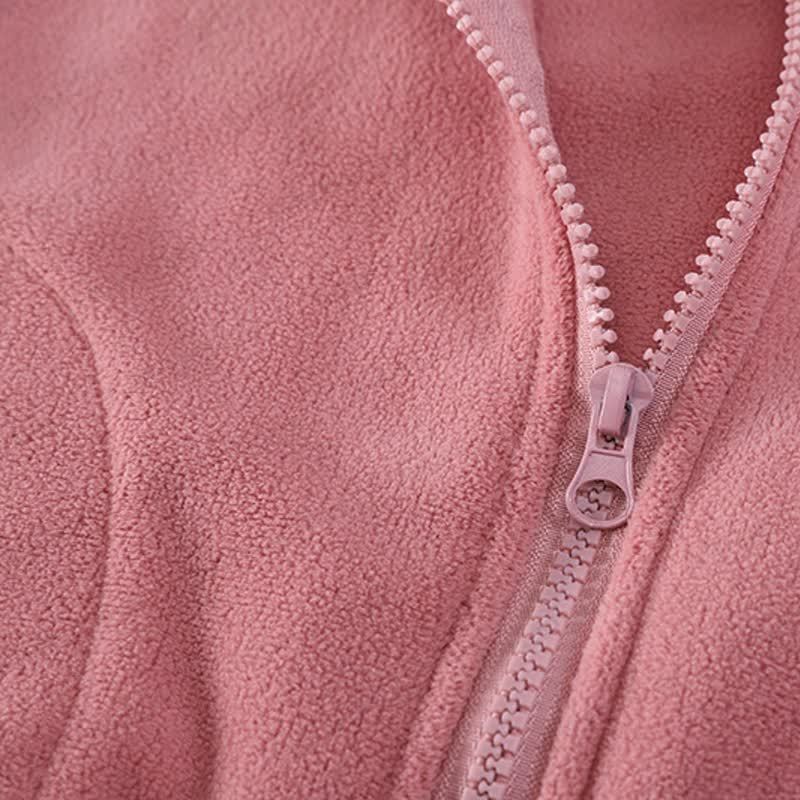 SMILE Toddler Cozy Fleece Zip Jacket and Pants Set - image 9