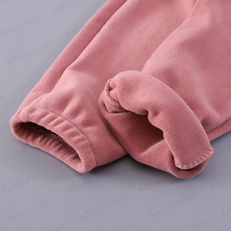 SMILE Toddler Cozy Fleece Zip Jacket and Pants Set - image 14