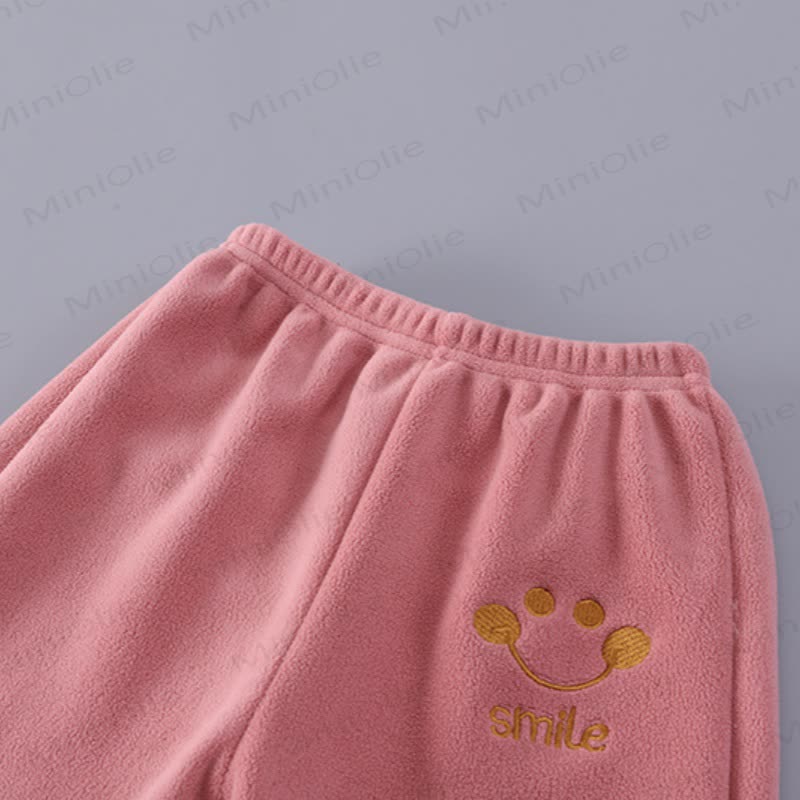 SMILE Toddler Cozy Fleece Zip Jacket and Pants Set - image 13