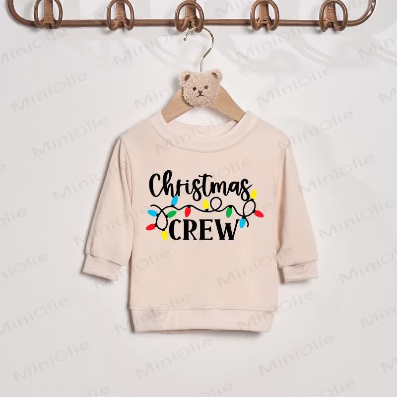 CHRISTMAS CREW Beige Family Sweatshirt - Beige - Baby Sweatshirt: 2-3T - image 3