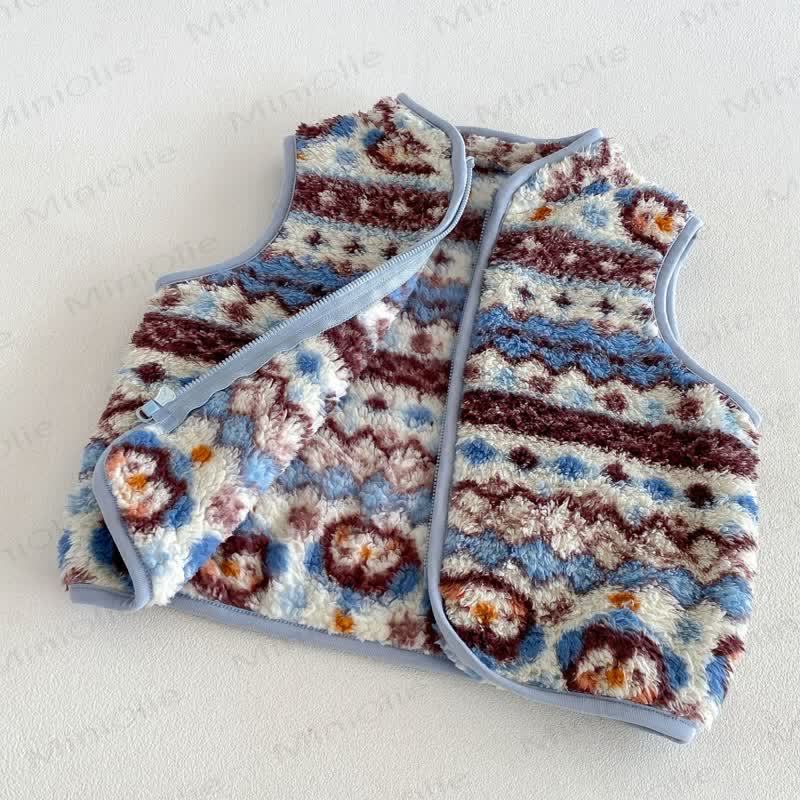 Baby Toddler Boy Pattern Fleece Outerwear or Vest - image 5