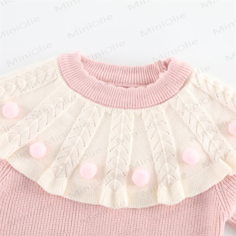 Baby Ruffle Collar Onesie With Hat - image 7