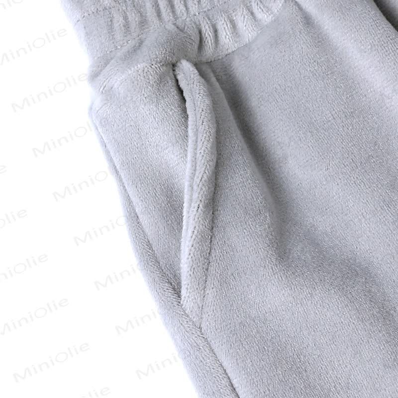 Toddler Soft Velour Zip Hoodie and Pants 2-piece Set - image 14