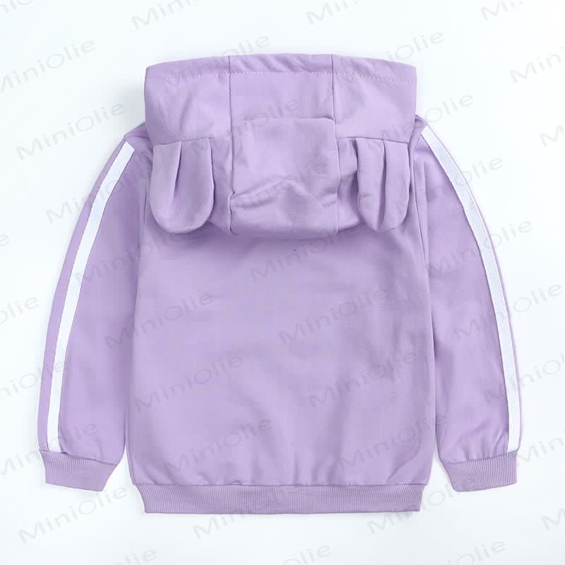 Baby Bear Ear Hooded and Jogger Tracksuit Set - image 5