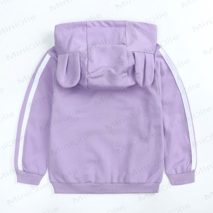 Baby Bear Ear Hooded and Jogger Tracksuit Set - image 5