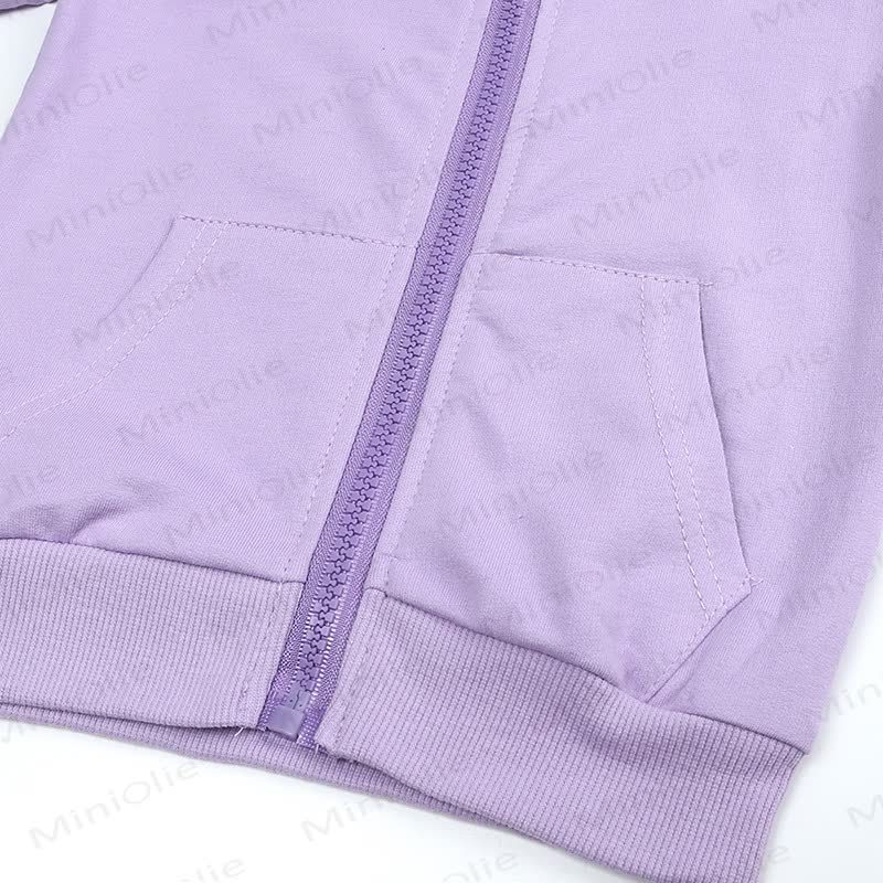 Baby Bear Ear Hooded and Jogger Tracksuit Set - image 9