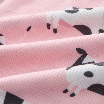 Baby Pink Cow Waffle 2-piece Set - image 4