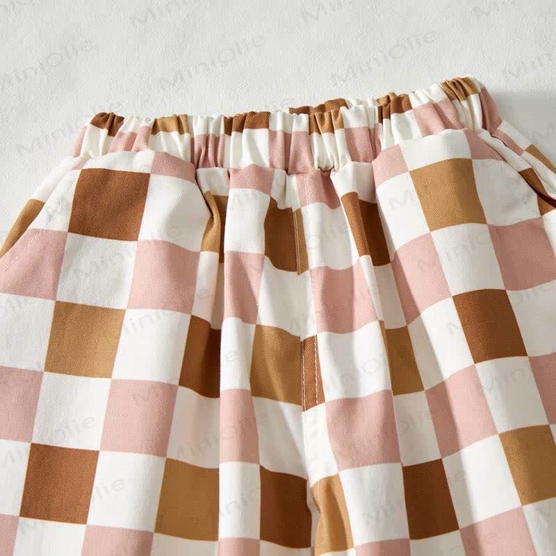 Baby Checkerboard Print Pants - image 5