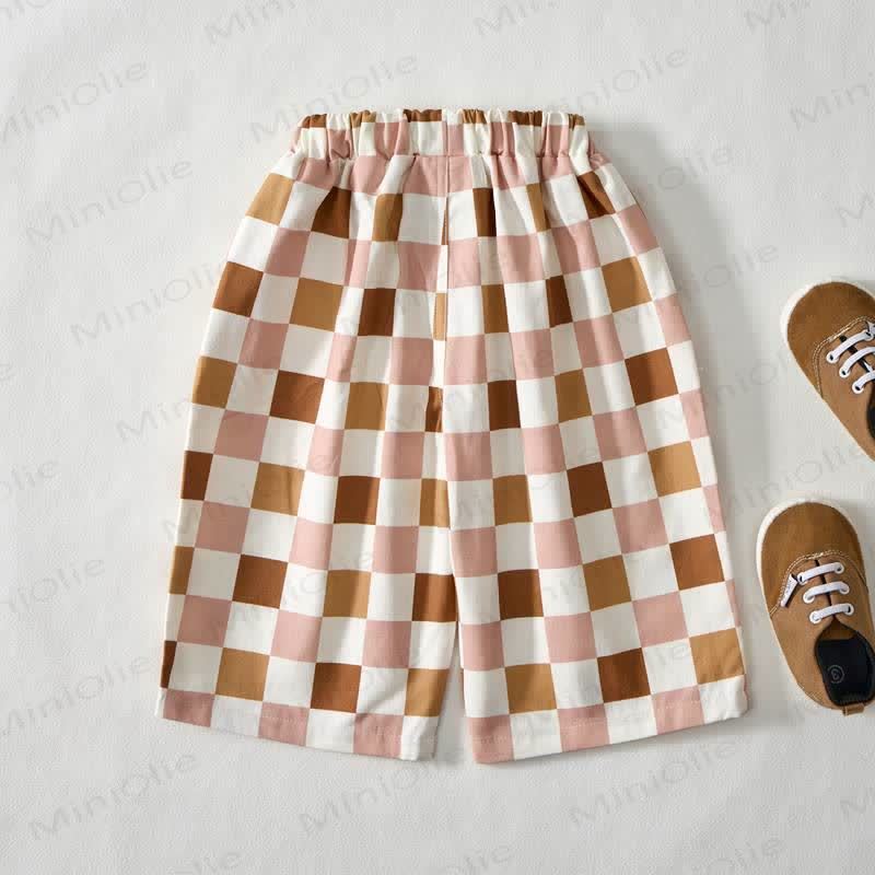 Baby Checkerboard Print Pants - image 3