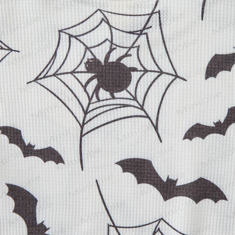 Baby Bat Spider Web Print Waffle 2-piece Set - image 3