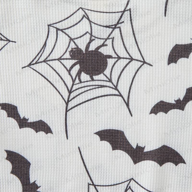 Baby Bat Spider Web Print Waffle 2-piece Set - image 3